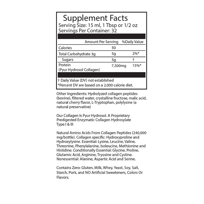 HYDROLYZED COLLAGEN PEPTIDES